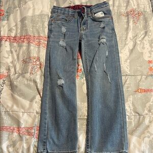 Levi's Kids Blue Distressed Jeans